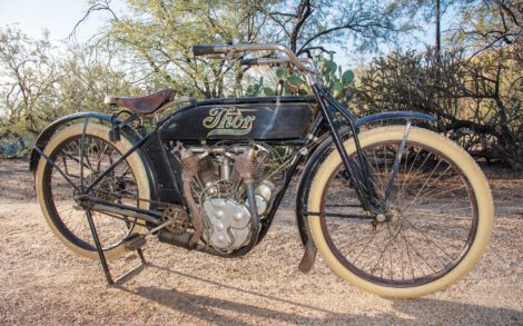 1913 Thor Model U: Early American Twin Image