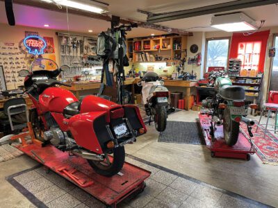 Old Bike Mechanizing Image